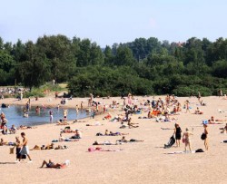 Пляж в Хиетаниеми (Hietaniemi)