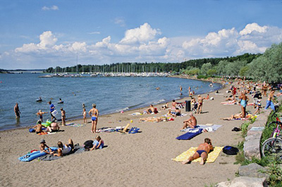 Пляж Хельсинки